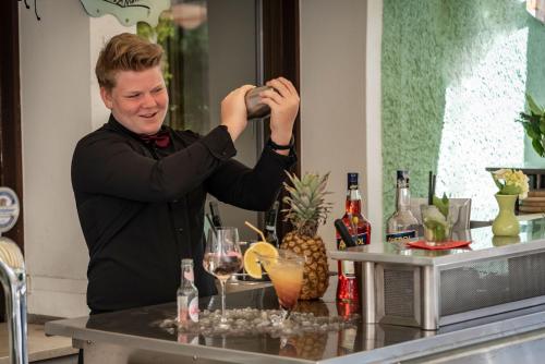 Nápoje v ubytování Hotel Weisse Lilie - B&B