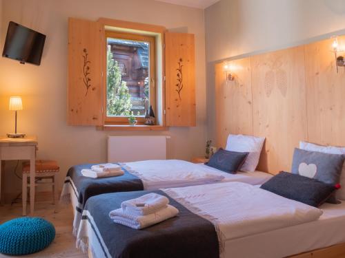 Cama o camas de una habitación en Willa Mirwa