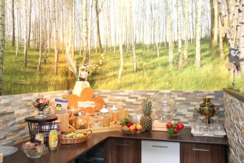 Jídlo v penzionu nebo okolí