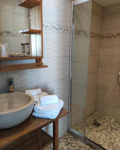 Ein Badezimmer in der Unterkunft Abrivado