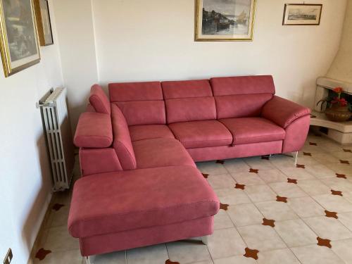 Ein Sitzbereich in der Unterkunft La Foresteria- Azienda agricola Garra