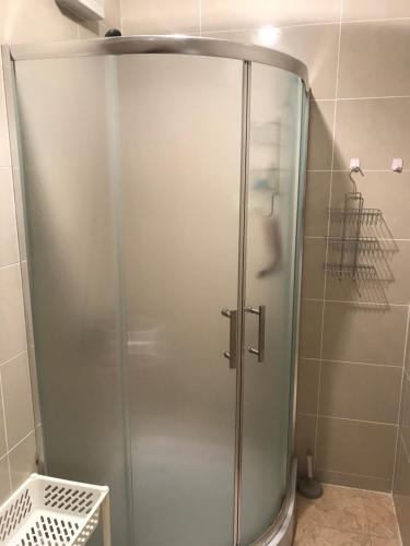 Koupelna v ubytování Jura Apartaments