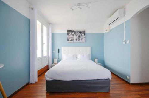 Ein Bett oder Betten in einem Zimmer der Unterkunft Abrivado