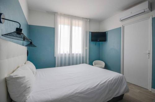 Ein Bett oder Betten in einem Zimmer der Unterkunft Abrivado