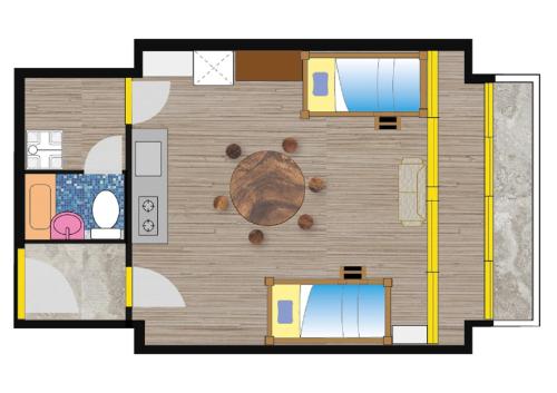 a floor plan of a house at Ichijyo Ivy in Kyoto