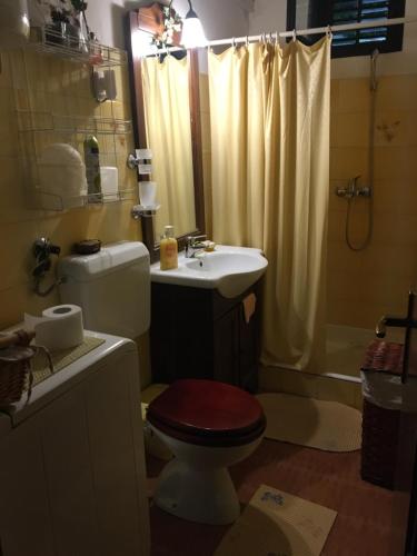 Koupelna v ubytování “Kiko” sea apartments