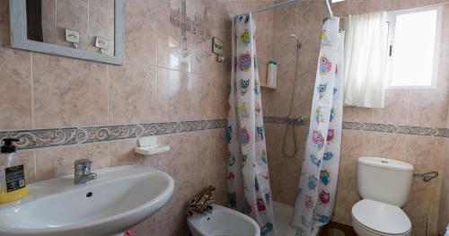 Koupelna v ubytování Casa Rural la callejita
