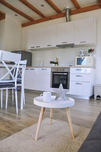 Η κουζίνα ή μικρή κουζίνα στο Apartmani Carnizza