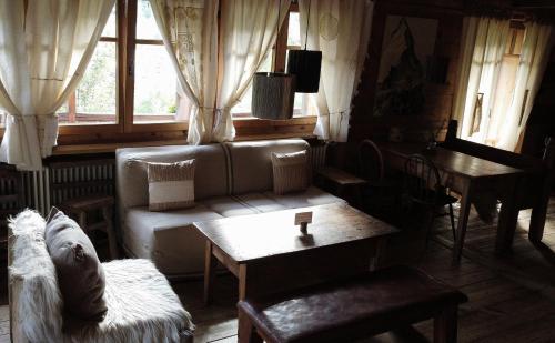 Posezení v ubytování Chalet Svizzero