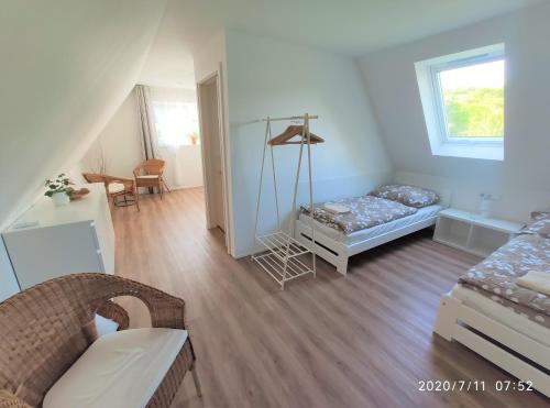 Postel nebo postele na pokoji v ubytování Apartmán Lenka II