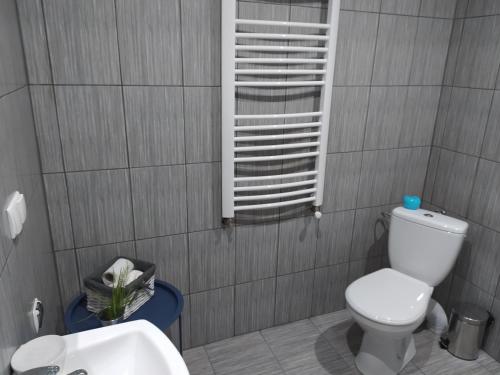 Bilik mandi di Noclegi przy Skawie