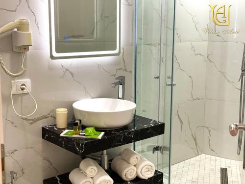 Koupelna v ubytování Hotel Vila e Arte City Center