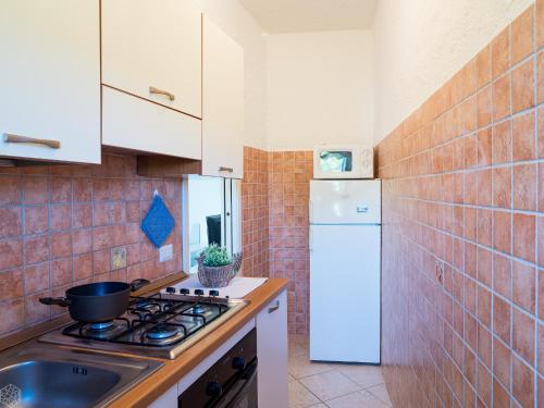 Η κουζίνα ή μικρή κουζίνα στο La Rotonda Cottages - Klodge