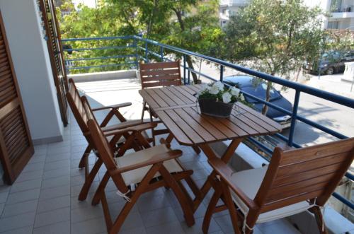 Balkón nebo terasa v ubytování Blue Maison