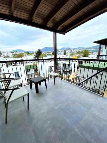 Balkoni atau teres di Modern Life Hotel Bodrum