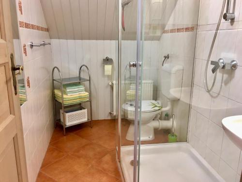 Ένα μπάνιο στο Apartment Milena