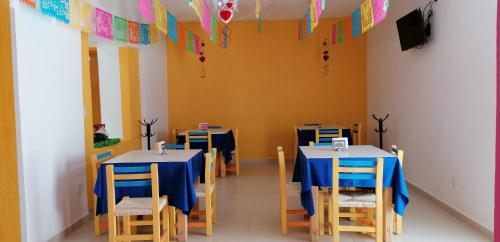 A restaurant or other place to eat at CASA LUPITA
