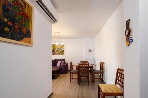 Posedenie v ubytovaní Beautifully renovated flat in superb location