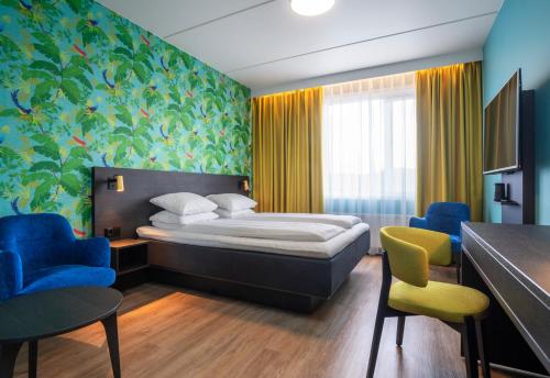 Postel nebo postele na pokoji v ubytování Thon Hotel Alta