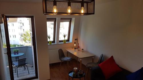 Χώρος καθιστικού στο ☆ Gemütliches Apartment in der Nähe von Stuttgart
