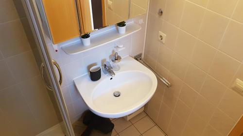 Ένα μπάνιο στο ☆ Gemütliches Apartment in der Nähe von Stuttgart