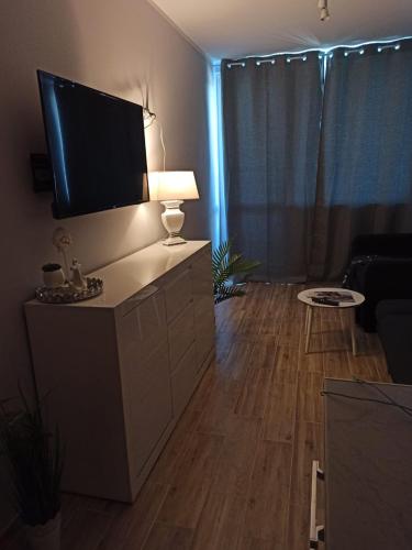 A television and/or entertainment center at Apartament New Slavia