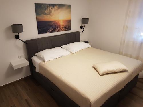 Voodi või voodid majutusasutuse Villa Jeka, Malinska, Krk toas