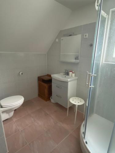 Phòng tắm tại Sobe v Gozdu