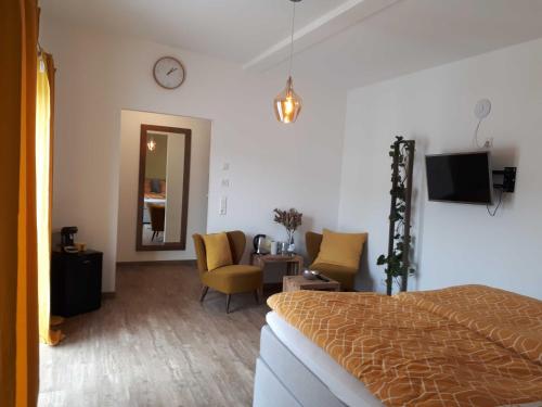 Μια τηλεόραση ή/και κέντρο ψυχαγωγίας στο Weinlodge am Geissberg