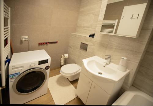 Et badeværelse på The Home Feeling