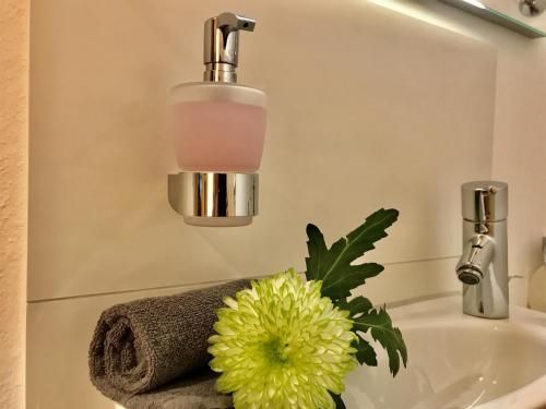Koupelna v ubytování Ferienwohnung Mang