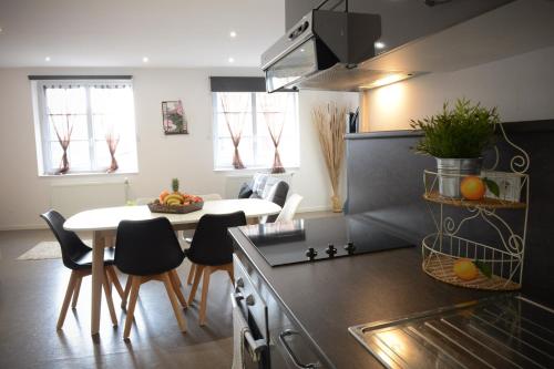 Dapur atau dapur kecil di L'Ombre Dieppoise