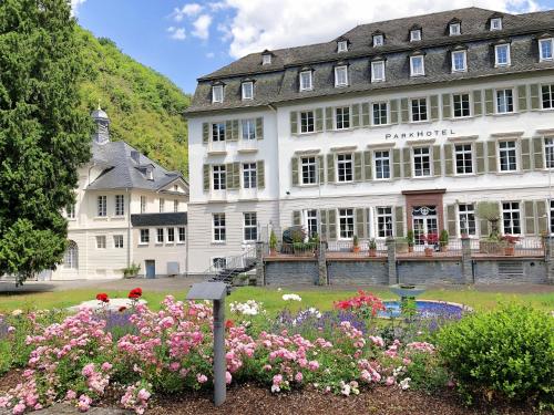 Un jardín fuera de Ferienwohnung Bad Bertrich