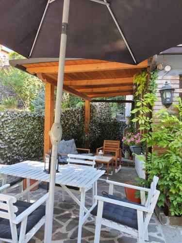Kawasan patio atau luaran di hotel Bologna