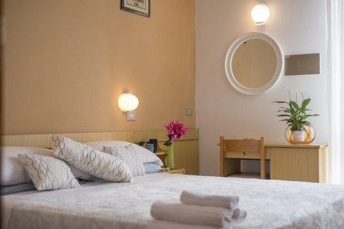 Postel nebo postele na pokoji v ubytování HOTEL VENUS