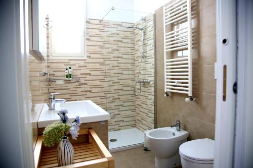 Kúpeľňa v ubytovaní Arcadia penthouse appartment Otranto