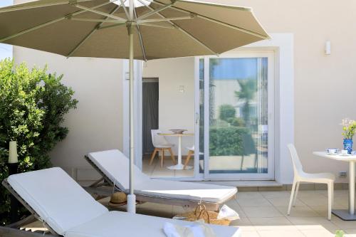 Un patio o zona al aire libre en Tonnara di Sciacca