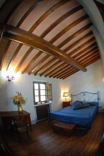 Ένα ή περισσότερα κρεβάτια σε δωμάτιο στο Villa Diletta
