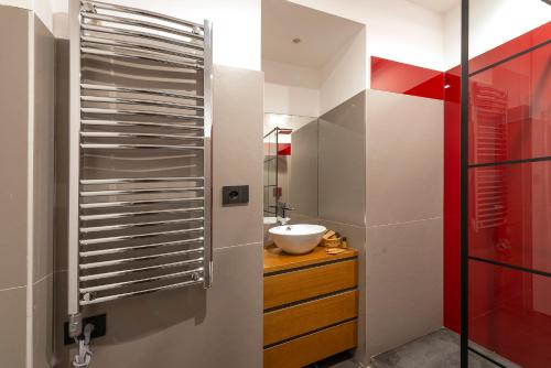 Et badeværelse på Il Rubino Holiday House