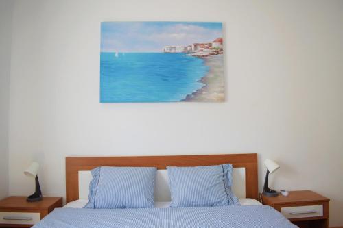 Posteľ alebo postele v izbe v ubytovaní Vila Stella - holiday home with private heated pool