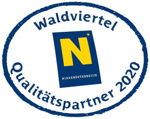 ein Logo für die waldiger n teilnehmende Agentur in der Unterkunft Fam. Graf Privatzimmervermietung in Weitra