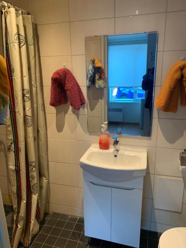 Ένα μπάνιο στο Piiri 12, white Apartment - 2 big beds - Very Cute Apartment