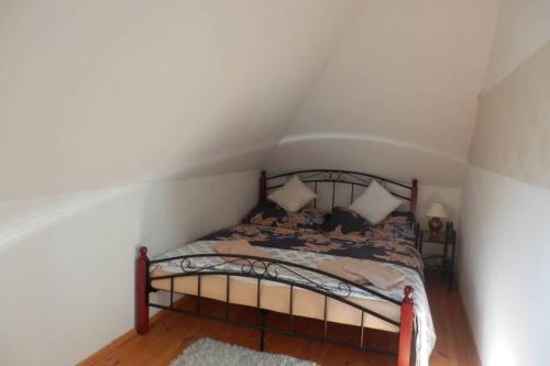 Postel nebo postele na pokoji v ubytování Zámeček Zdíky - Moderní malý apartmán