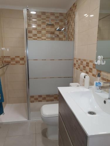 A bathroom at Rosas