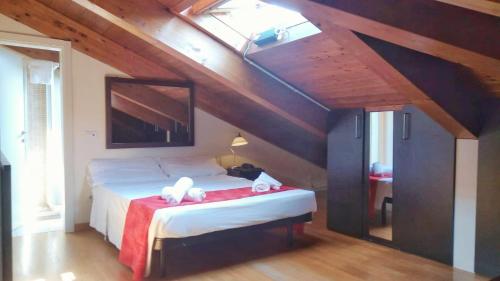 Posteľ alebo postele v izbe v ubytovaní Hotel Alibi