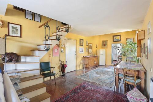 A Postcard View in a Vintage Apartment