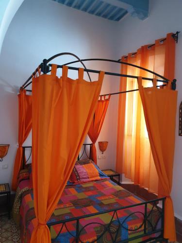 Riad Sidi Magdoulにあるベッド