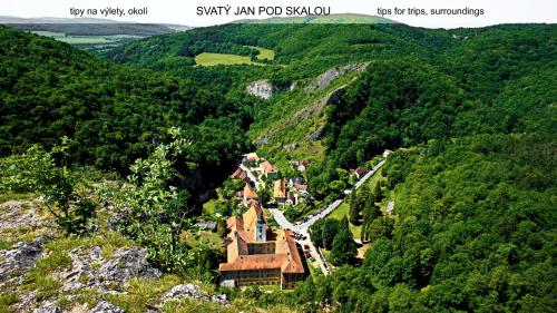 a house on the side of a mountain at Guest House Prague Airport in Prague