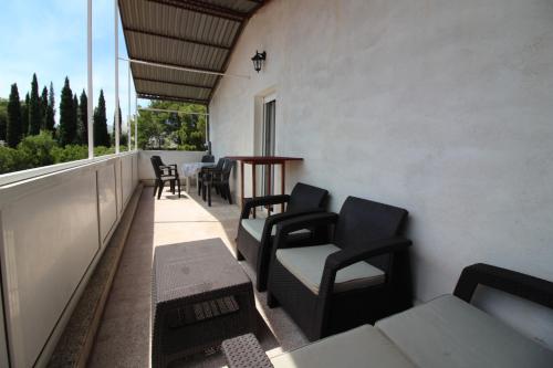 En balkon eller terrasse på Apartment City Centre free parking 1&2 floor