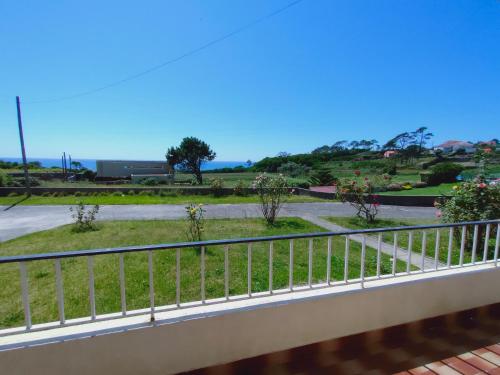 a balcony with a view of a road at Residencias Ana Carmen in Viana do Castelo